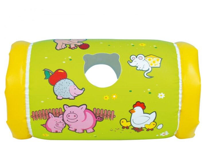 TEDDIES Válec s rolničkou nafukovací - Moje první zvířátka Teddies
