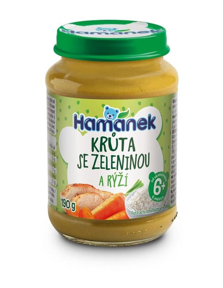 HAMÁNEK Krůta s gratinovanou zeleninou a rýží 190 g Hamánek