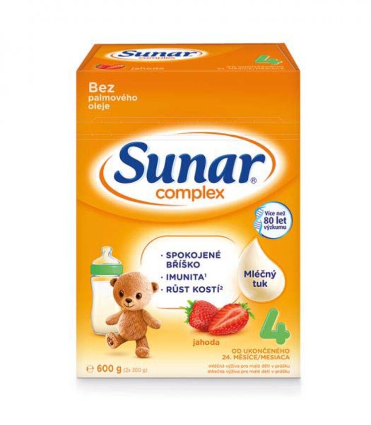 Sunar Complex 4 jahoda 600 g Sunar