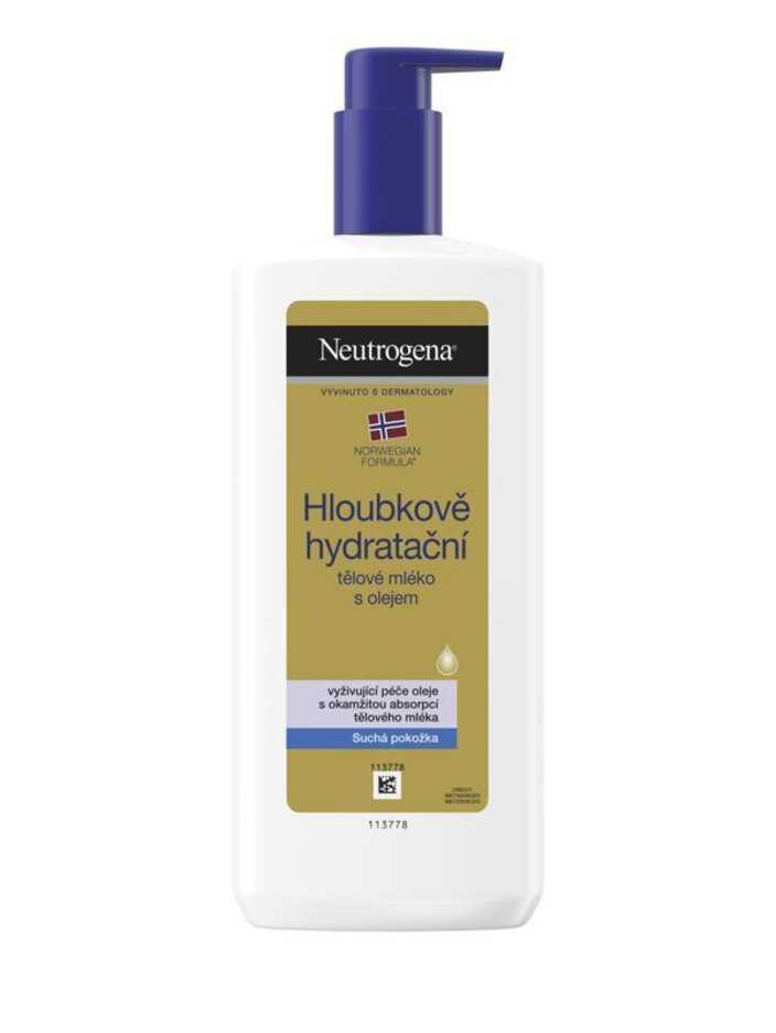 NEUTROGENA Hloubkově hydratační tělové mléko s olejem 400 ml Neutrogena