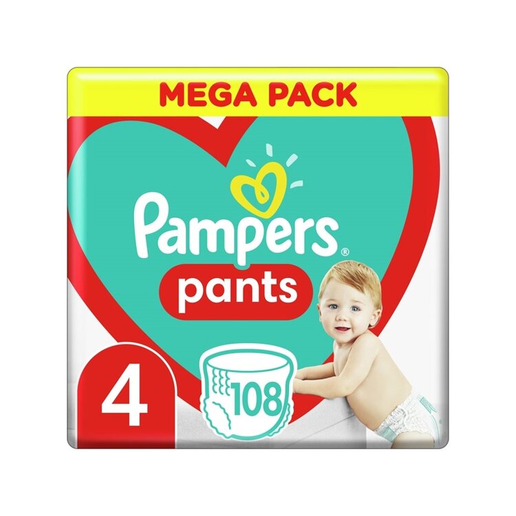 Pampers Pants 4 9-15 kg 108 ks Pampers