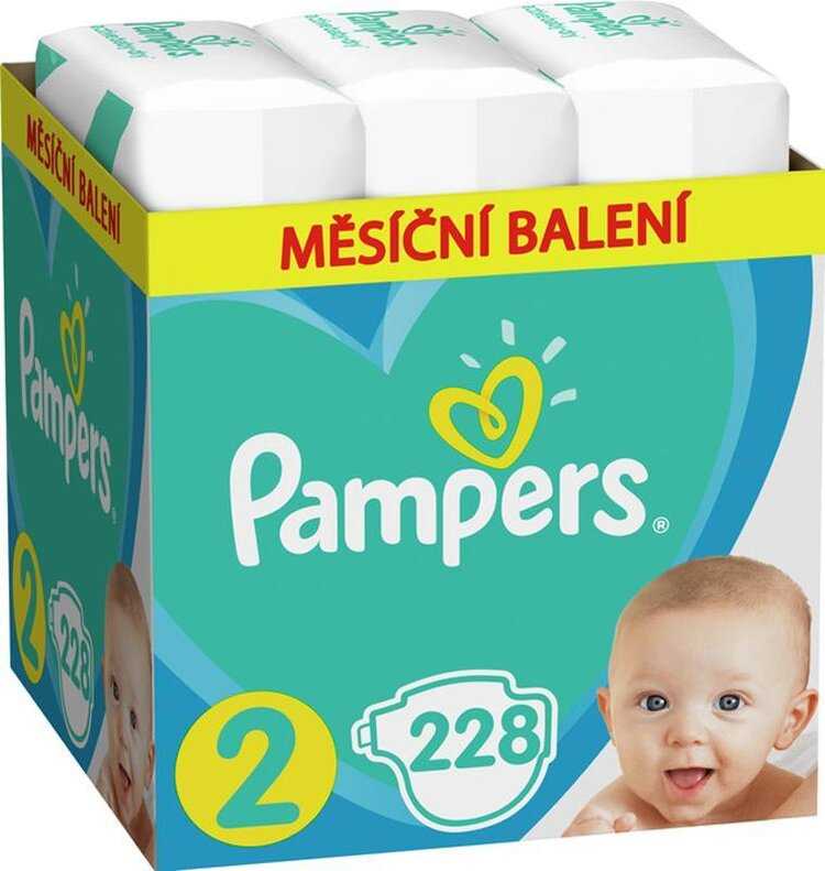 Pampers New Baby-Dry 2 Mini 4-8 Kg 228 ks Pampers