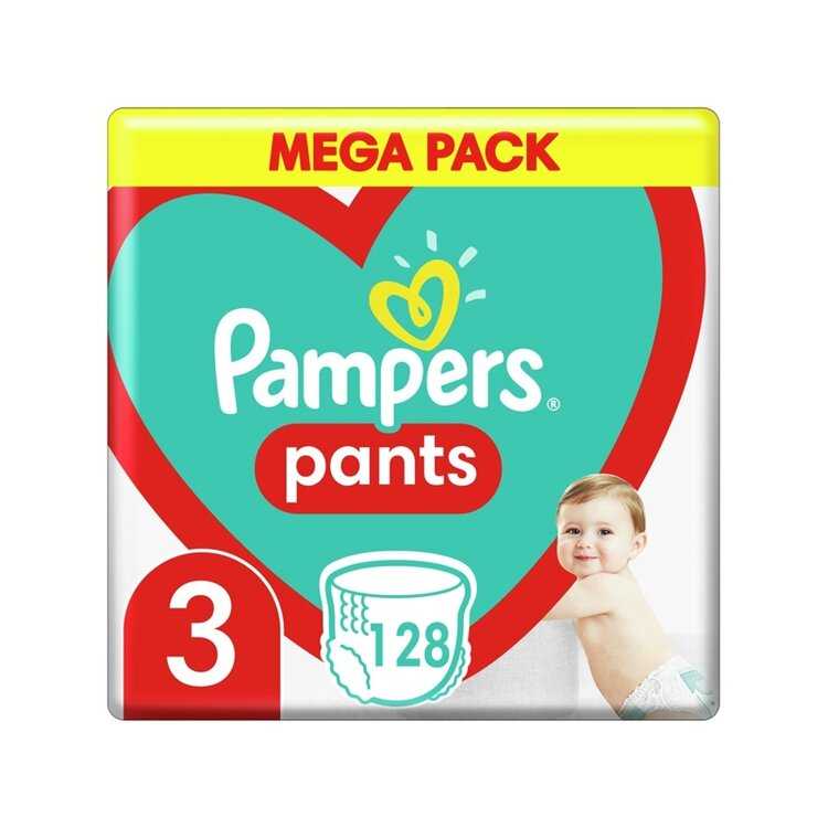 Pampers Pants 3 6 -11 kg 128 ks Pampers