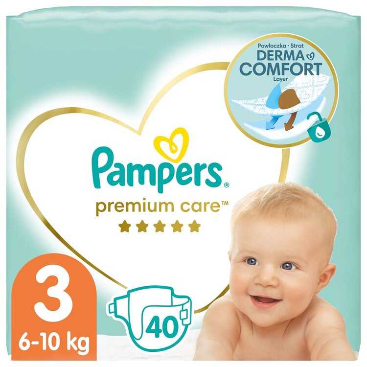 Pampers Premium Care 3 6-10 kg 40 ks Pampers