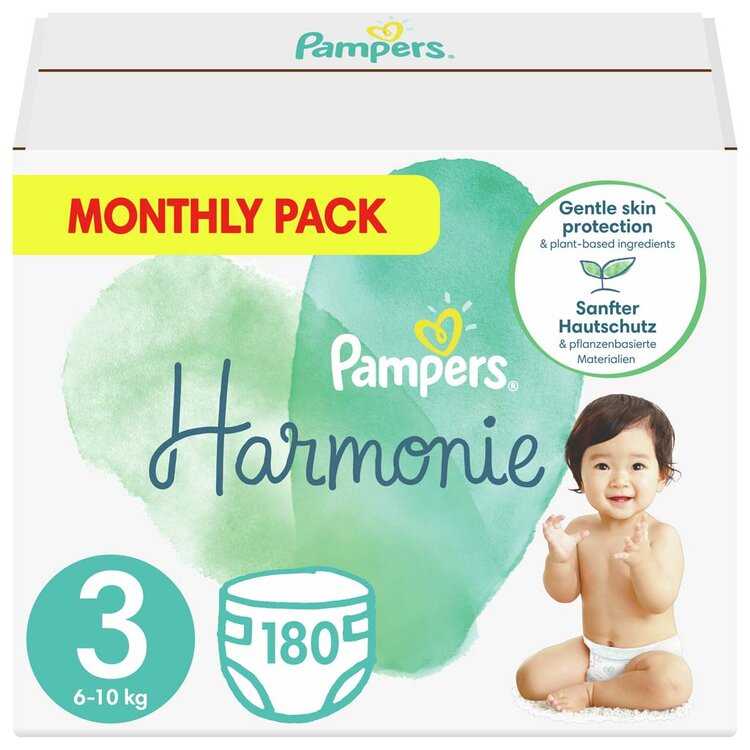 Pampers Harmonie 3 Midi 6 - 10 kg 180 ks Pampers