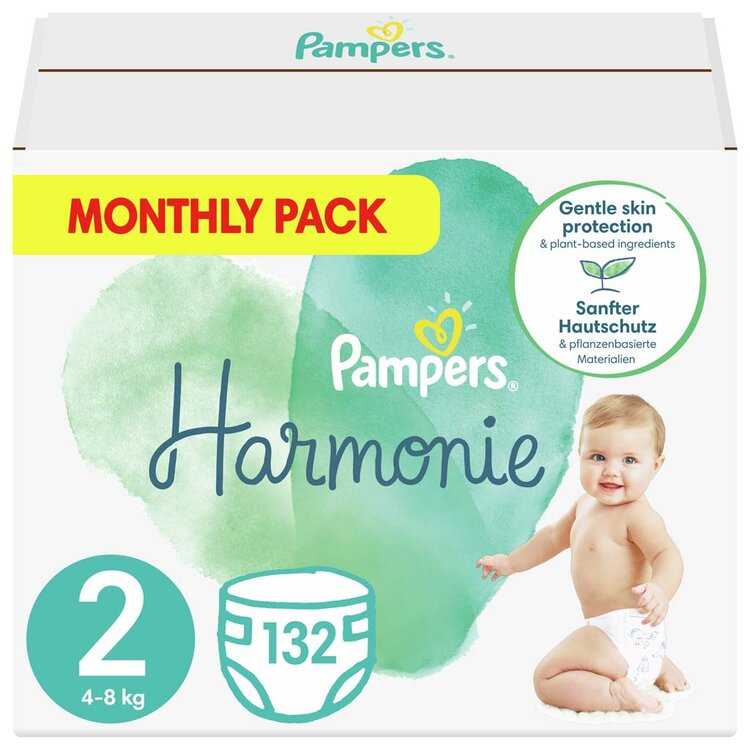 Pampers Harmonie 2 mini 4 - 8 kg 132 ks Pampers