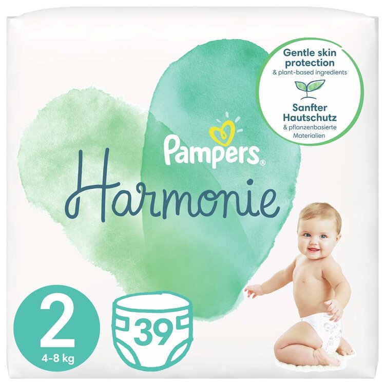 PAMPERS Harmonie Pleny jednorázové 2 (4-8 kg) 39 ks Pampers
