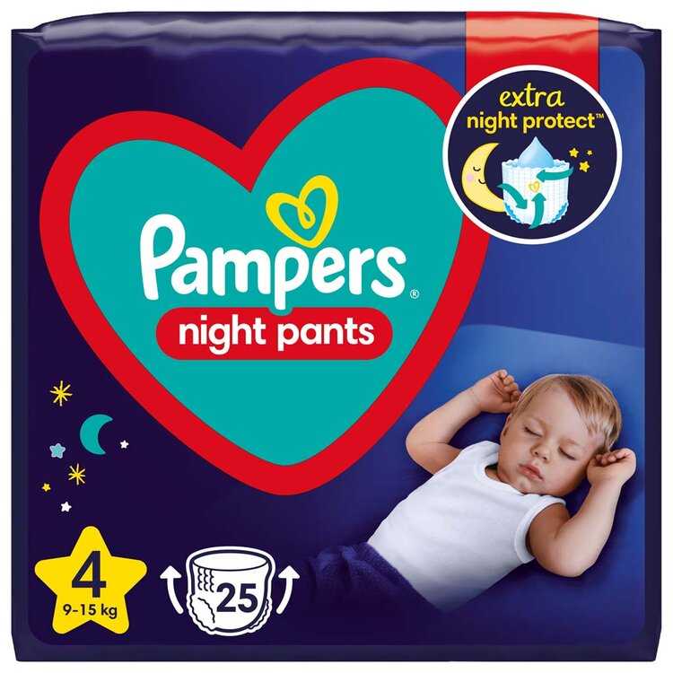 PAMPERS Night Pants 4 9-15 kg 25 ks Pampers