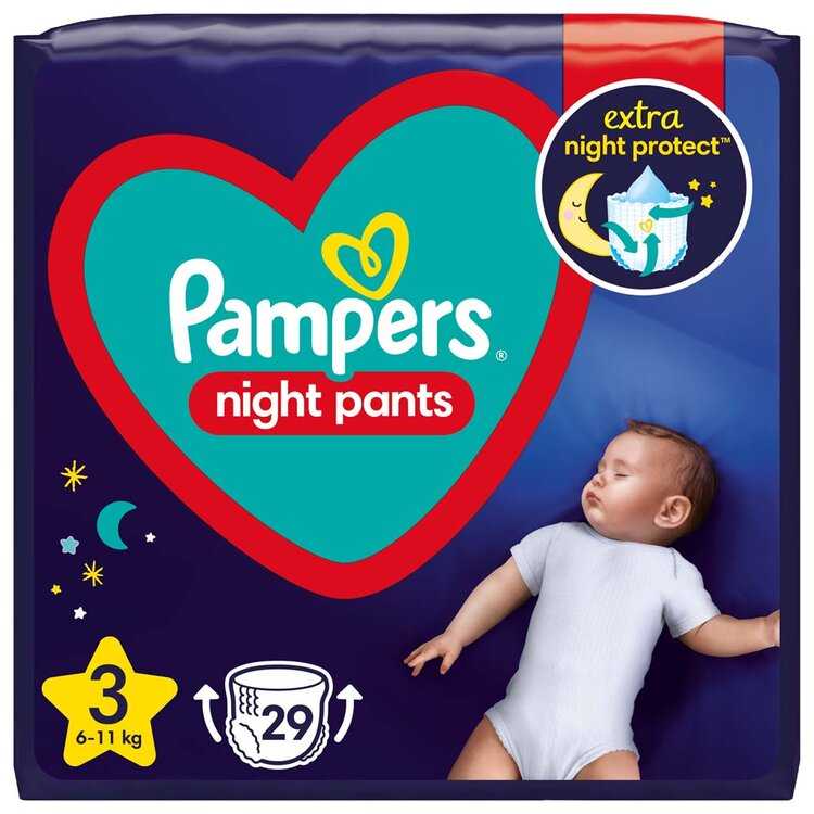 PAMPERS Night Pants 3 6-11 kg 29 ks Pampers