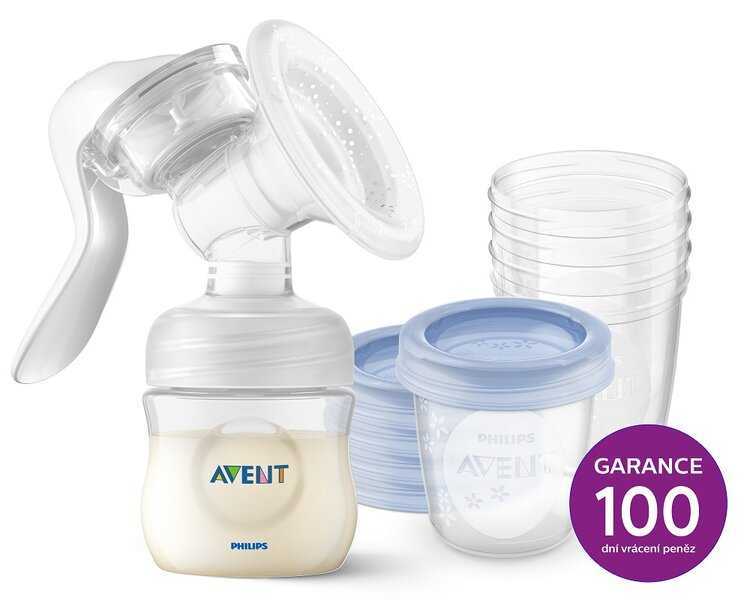 PHILIPS AVENT manuální a VIA 180 ml 5 ks Philips Avent