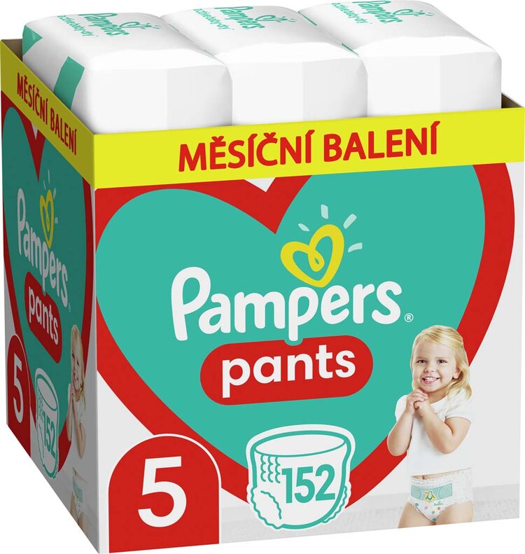 Pampers Pants 5 Active Baby Dry 12-17 kg 152 ks Pampers