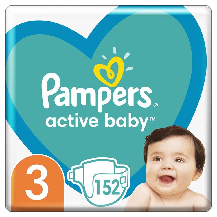 Pampers Active Baby Mega Pack S3 152 ks Pampers