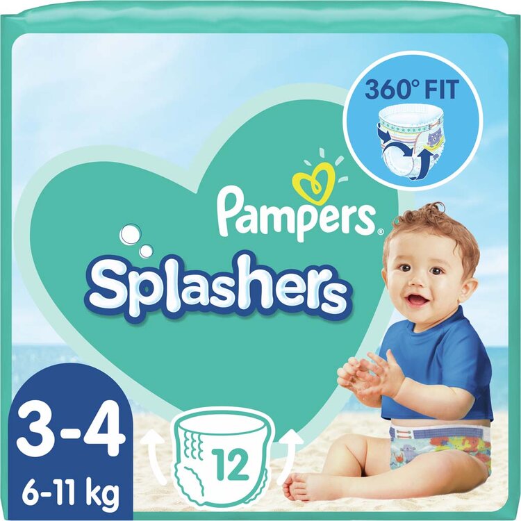 Pampers Pants Splashers 3-4 6-11 kg 12 ks Pampers