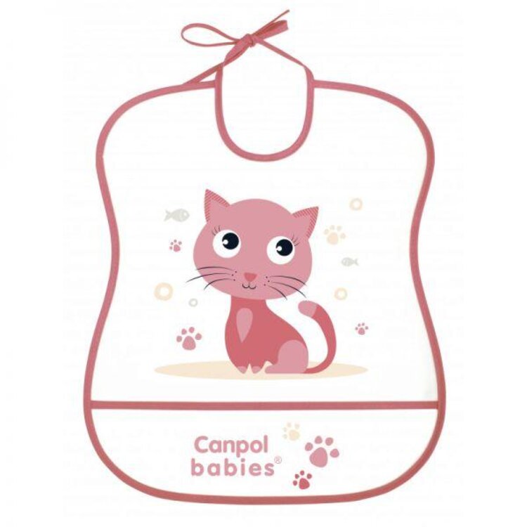 CANPOL BABIES Bryndák plastový měkký Cute Animals kočička Canpol Babies