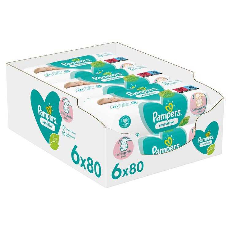 PAMPERS Sensitive Ubrousky vlhčené