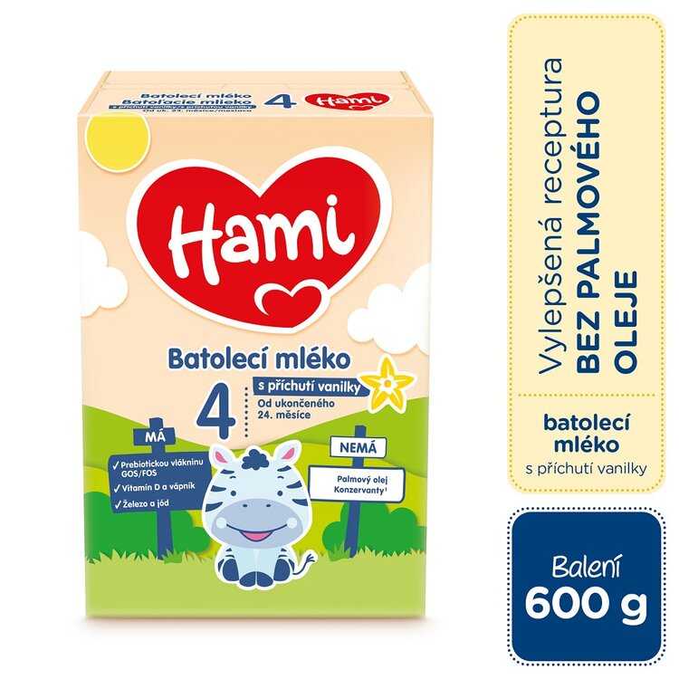 Hami 4 s příchutí vanilky 600 g Hami