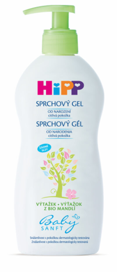 HiPP Babysanft Dětský sprchový gel 400 ml HiPP