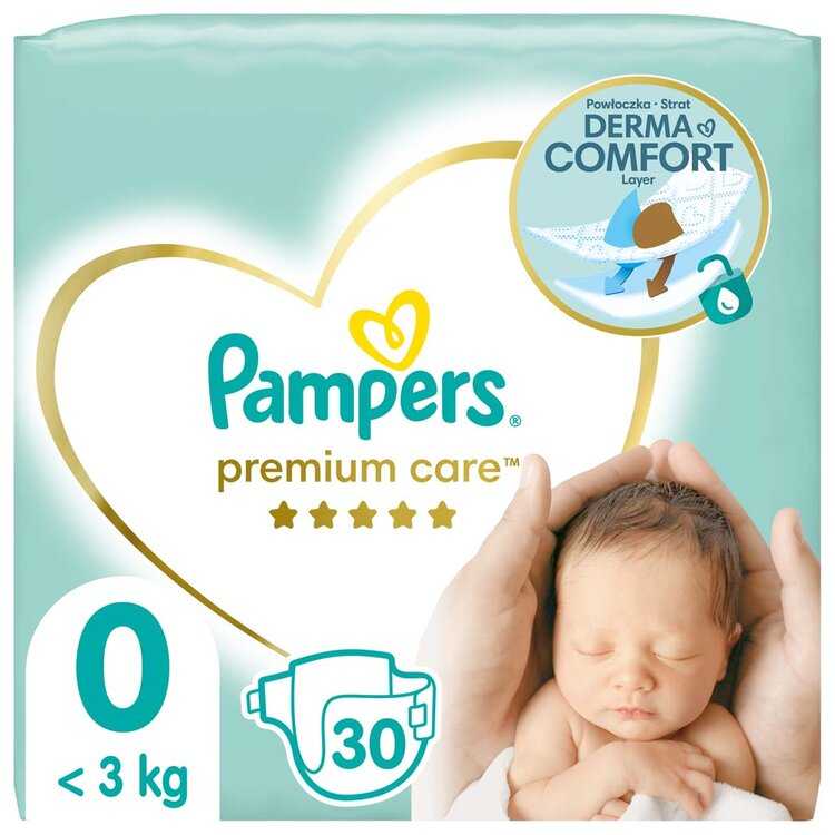 Pampers Premium Care 0 NEWBORN 30 ks Pampers