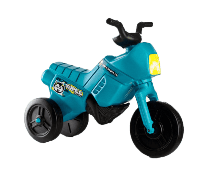 TEDDIES Odrážedlo Enduro Yupee malé tyrkysové Teddies