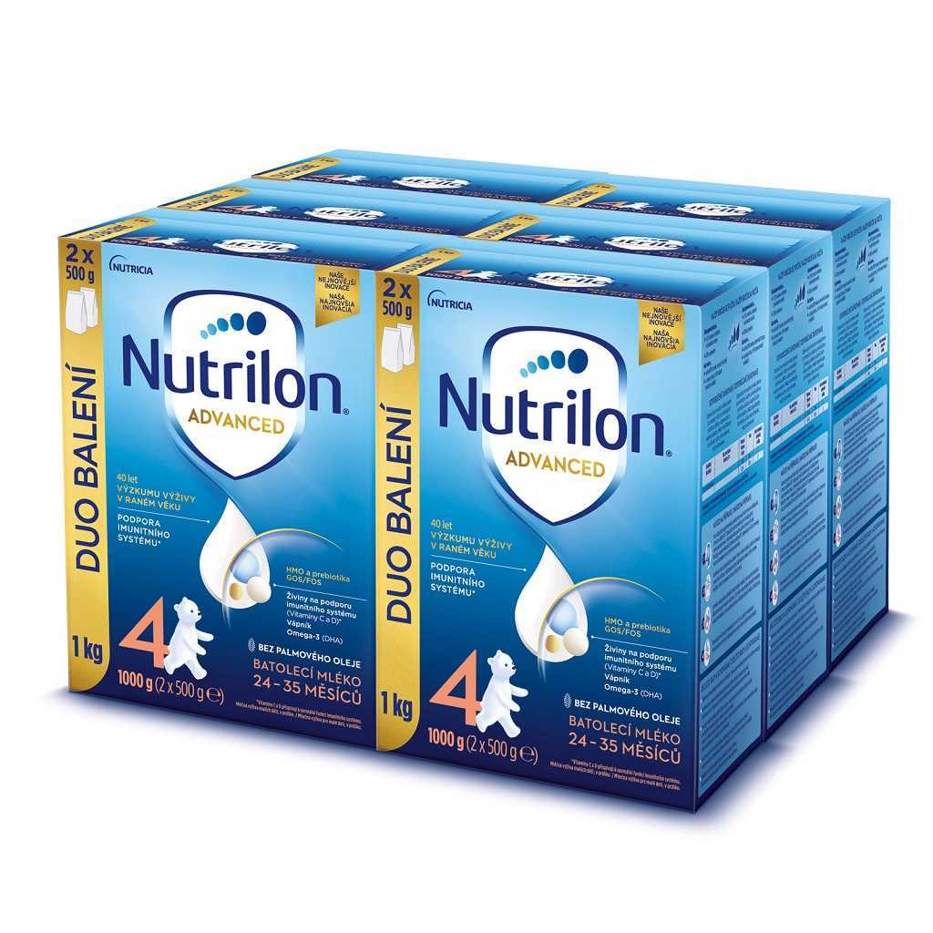 Nutrilon 4 Advanced DUO balení 6 x 1 kg Nutrilon