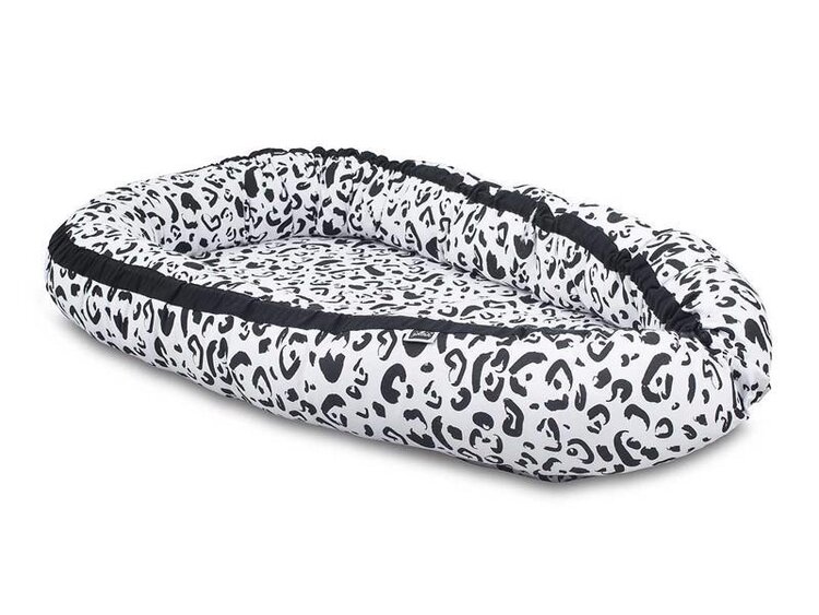 JOLLEIN Hnízdo-babynest - Leopard black white Jollein