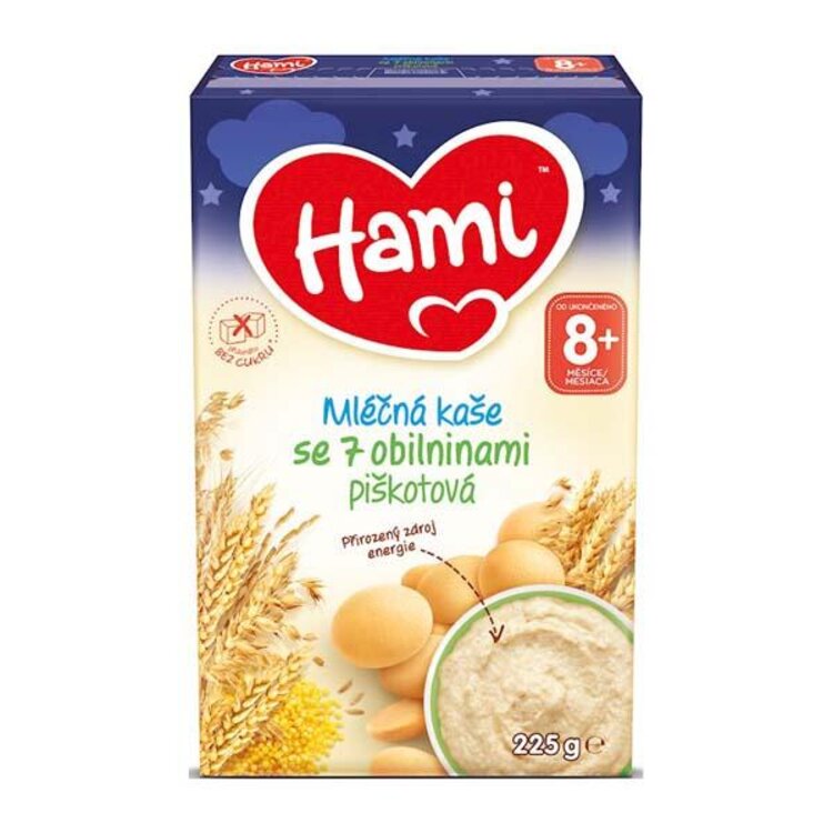 Hami se 7 obilninami piškotová na dobrou noc 225 g Hami