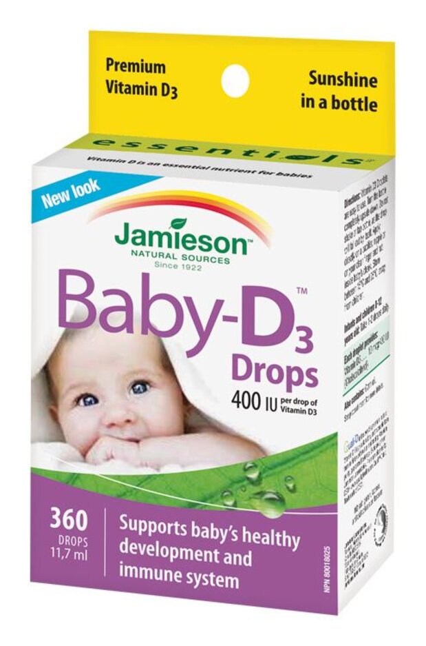 JAMIESON Baby-D ™ Vitamin D3 400 IU kapky 11