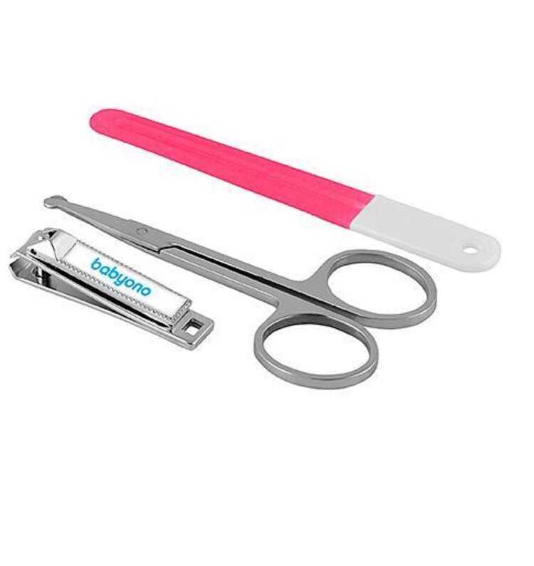 BABYONO Set - dětská manikúra - červená BabyOno