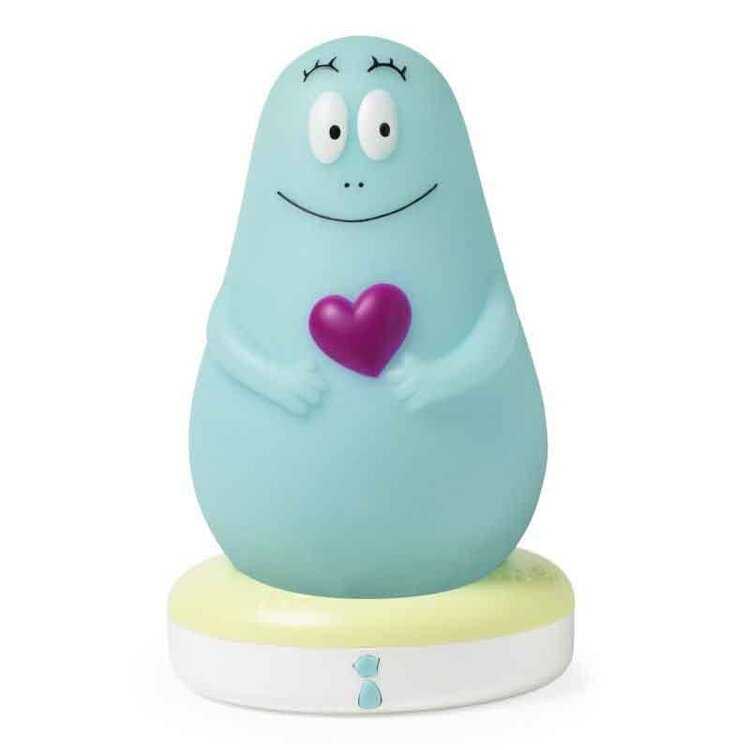 PABOBO Světýlko na usínání Lumilove Barbapapa svítící kamarád Blue Pabobo