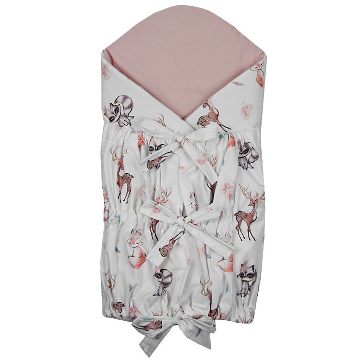 EKO Zavinovačka bavlněná s potiskem Fawns Eko