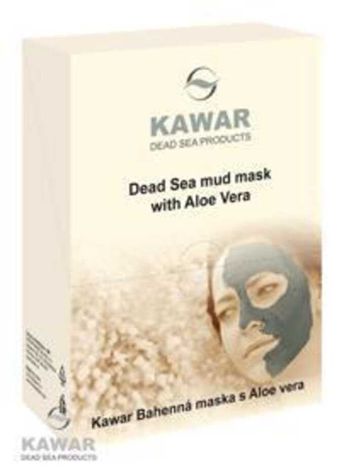 KAWAR Maska pleťová s aloe vera a minerály z Mrtvého moře 4x75 g Kawar