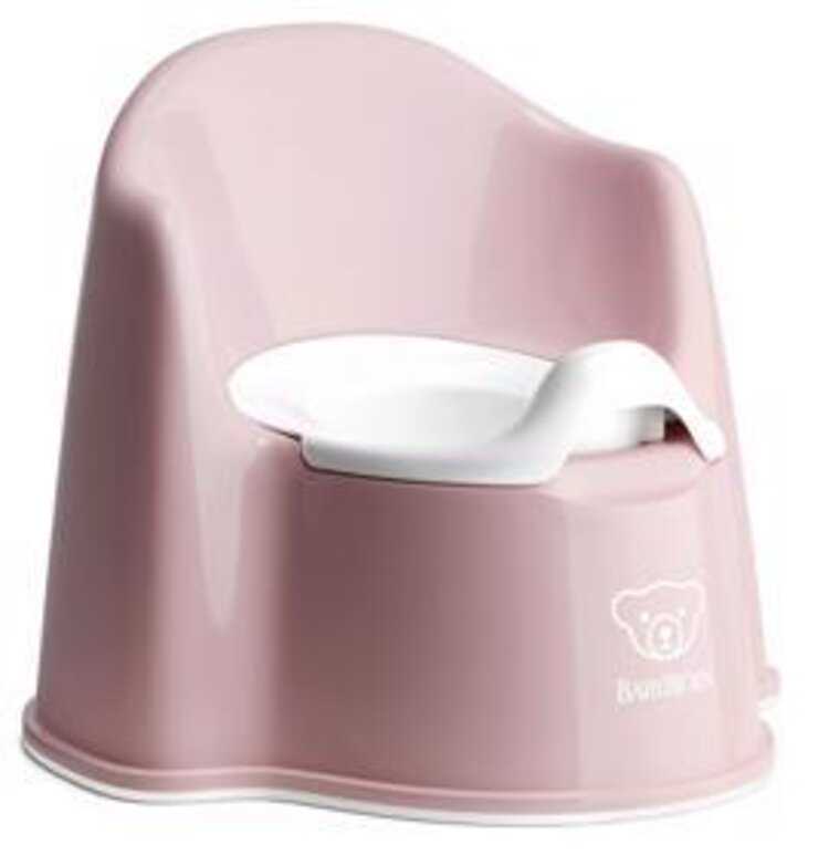 BABYBJÖRN Nočník křesílko Powder Pink/White BABYBJÖRN