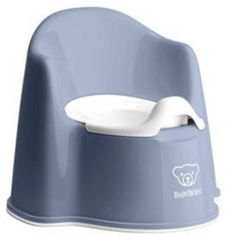 BABYBJÖRN Nočník křesílko Deep Blue/White BABYBJÖRN