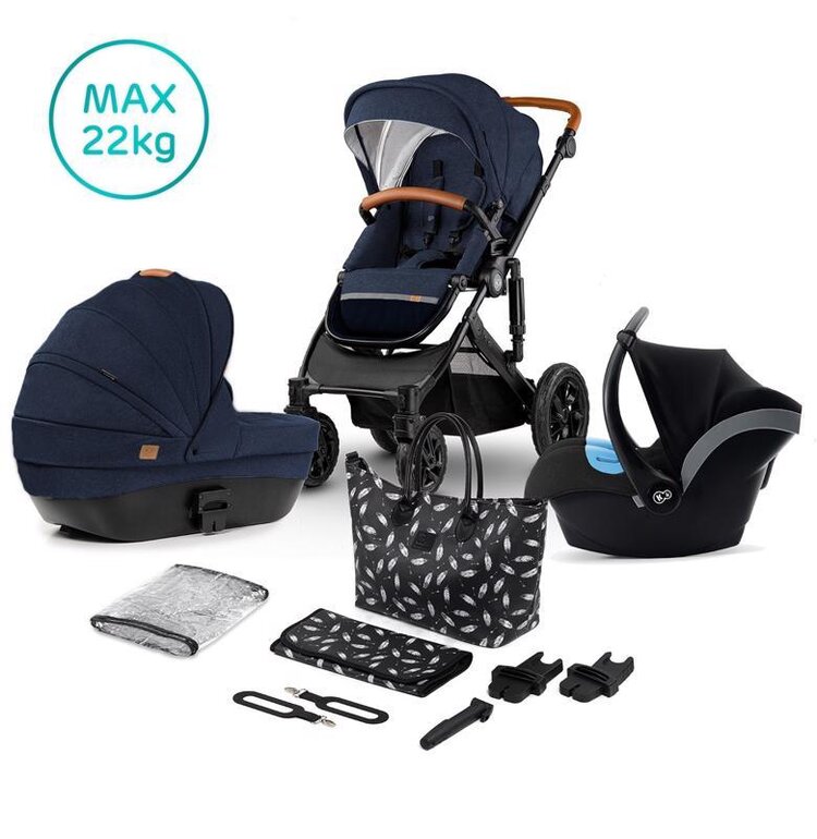 Kinderkraft kombinovaný Prime 3v1 Deep Navy 2020 Kinderkraft