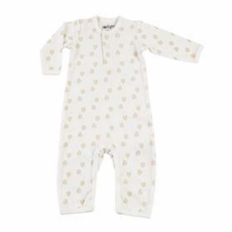 LODGER Žebrovaný overal Jumper Print Rib Cloud Dancer 56 Lodger