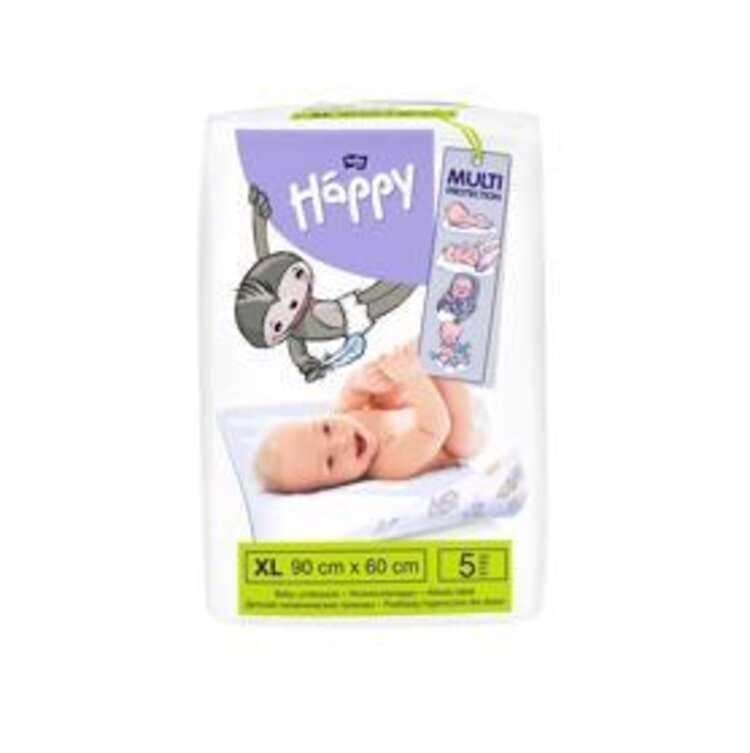 BELLA HAPPY Dětské přebalovací podložky (90 x 60 cm) 5 ks Bella Baby Happy