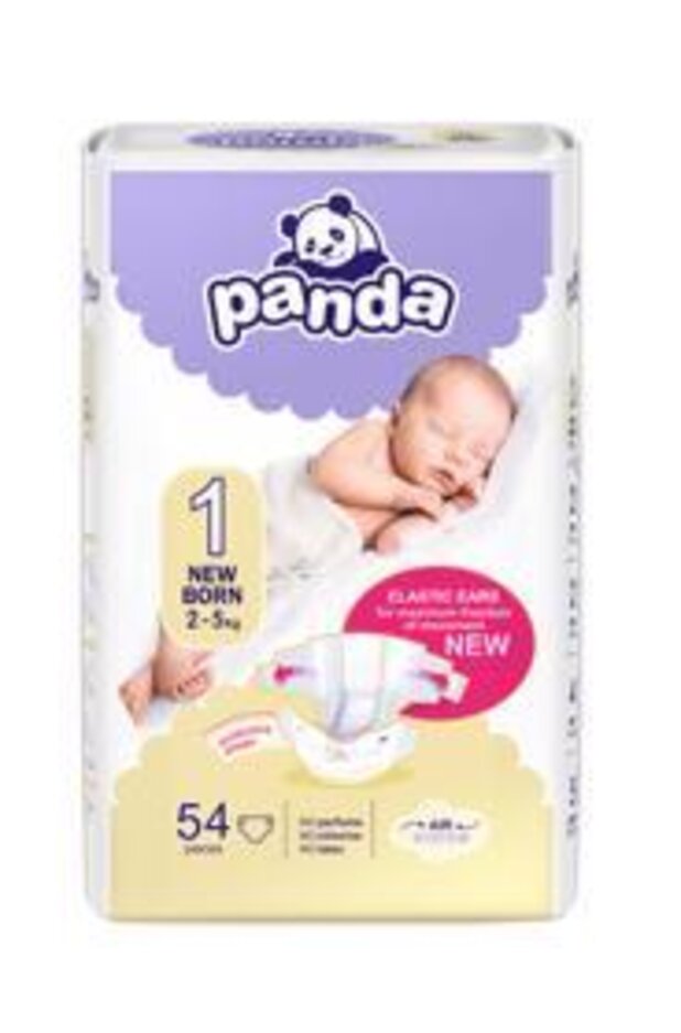 BELLA PANDA Newborn 54 ks (2-5 kg) - jednorázové pleny Bella Panda