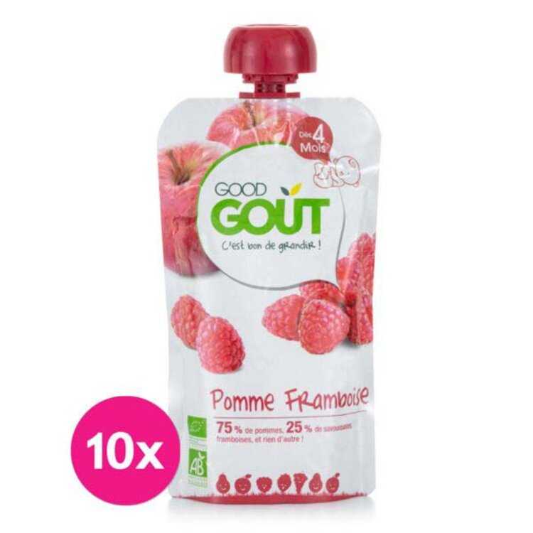 10x GOOD GOUT BIO Jablko s malinou 120 g Good Gout