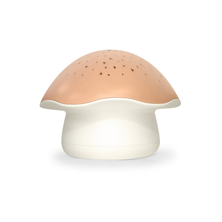 PABOBO Projektor noční oblohy s bílým šumem a senzorem pláče Star Mushroom Pink Pabobo