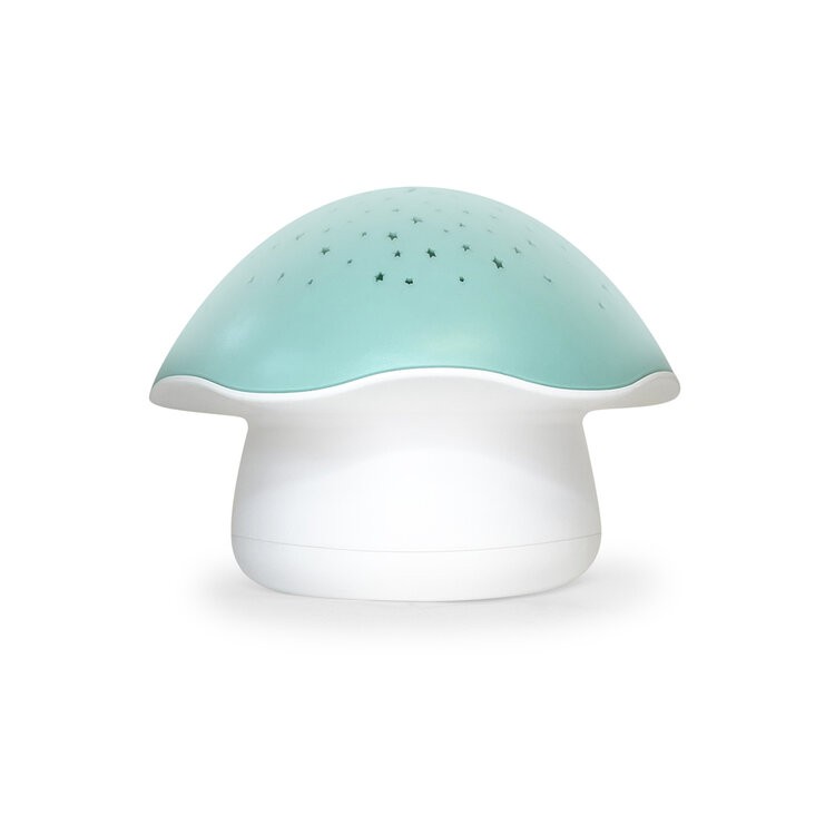 PABOBO Projektor noční oblohy s bílým šumem a senzorem pláče Star Mushroom Blue Pabobo