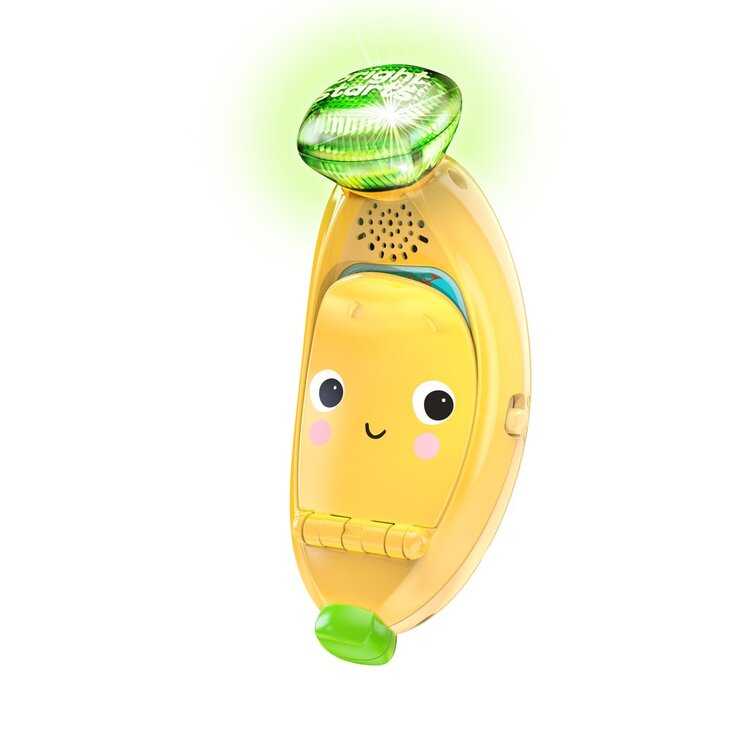 BRIGHT STARTS Hračka hudební světelná Babblin’ Banana 6m+ Bright Starts