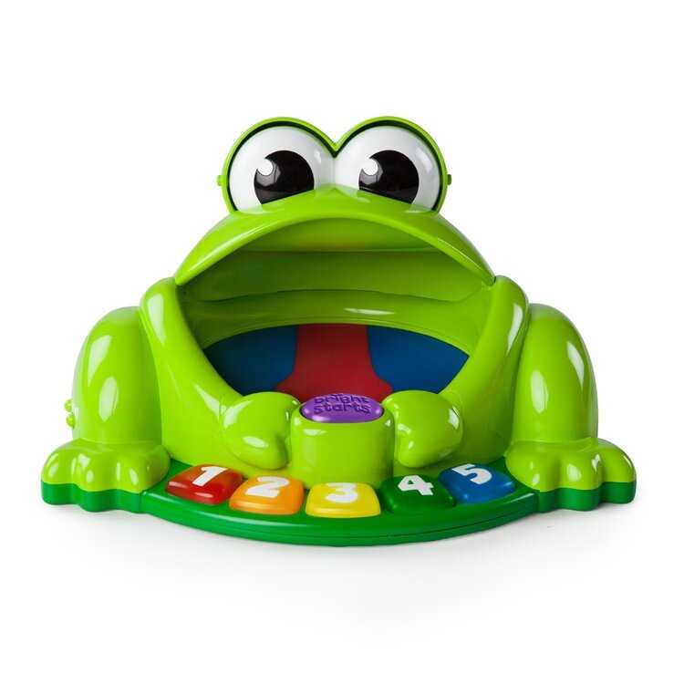 BRIGHT STARTS Hračka hudební žabka Pop & Giggle Pond Pal™ 6m+ Bright Starts