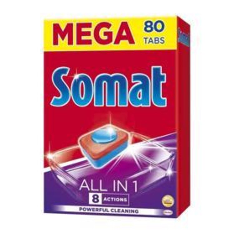 SOMAT All in One 80 ks - tablety do myčky Somat