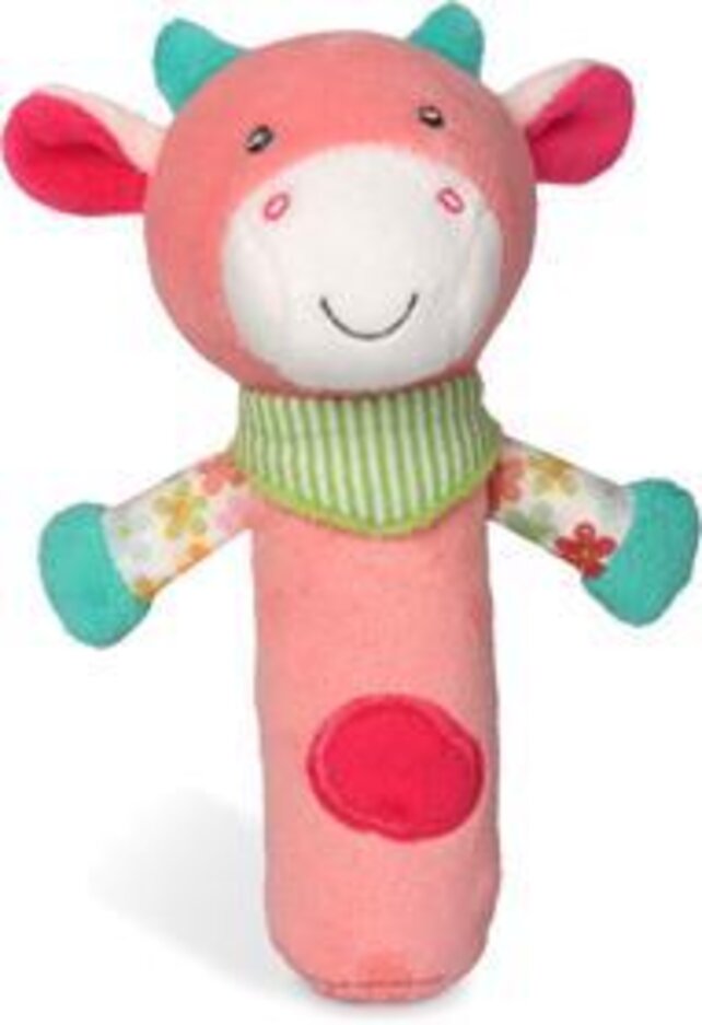 NUK Happy Farm Pískátko do ruky Kravička Nuk