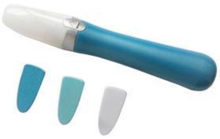 SCHOLL Velvet Smooth Elektrický pilník na nehty - modrý Scholl