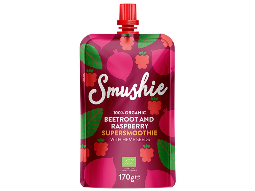 3x SALVEST Smushie BIO Ovocné smoothie s červenou řepou