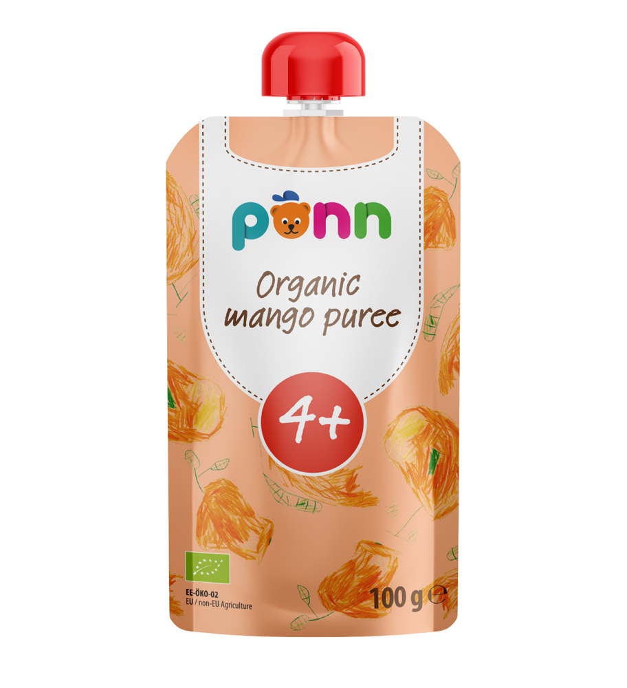 6x SALVEST Põnn BIO Mango 100 % (100 g) Salvest