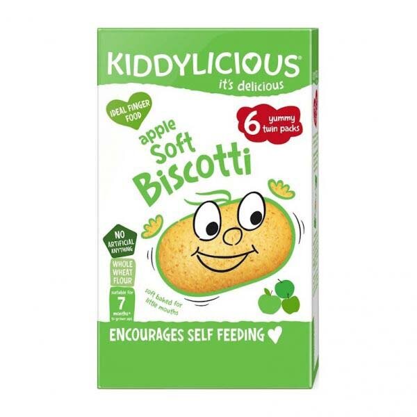 3x KIDDYLICIOUS Sušenky měkké jablečné Kiddylicious