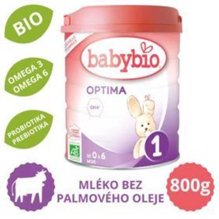 BABYBIO OPTIMA 1 kojenecké bio mléko (800 g) Babybio