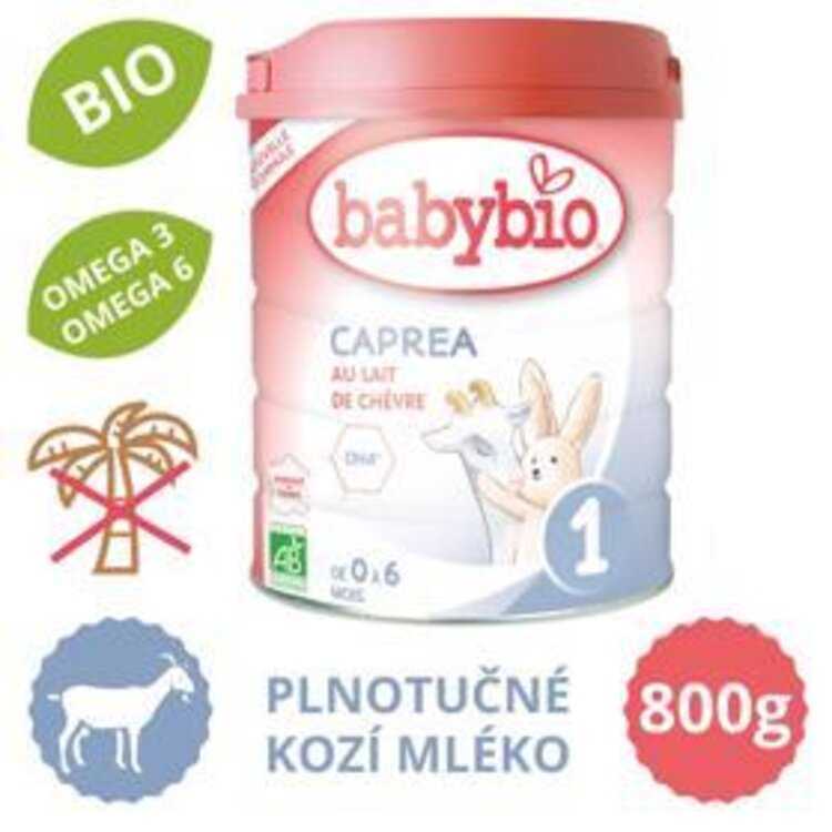 BABYBIO CAPREA 1 plnotučné kozí kojenecké bio mléko (800 g) Babybio